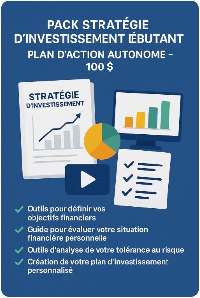 Pack Stratégie d'Investissement Débutant : Plan d'Action Autonome